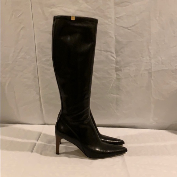 Gucci Black Leather Boots - Picture 1 of 7